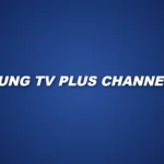 Dark blue title card reading Samsung TV Plus Channel List